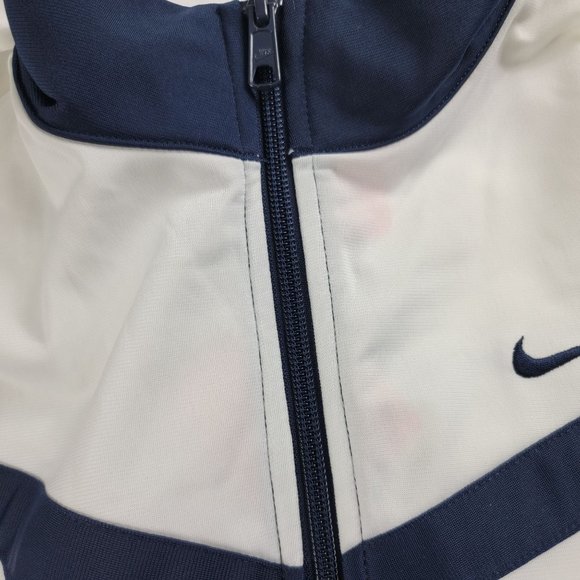 Nike Boys XL White Blue Full Zip Jacket Long Sleeve Lightweight Casual School - Picture 9 of 13